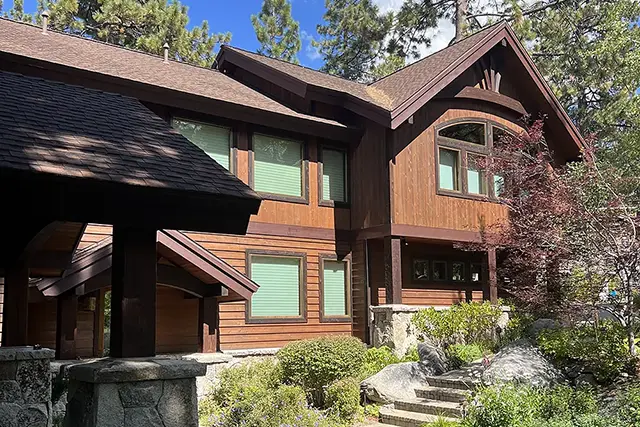 custom tinted luxury home Incline Village