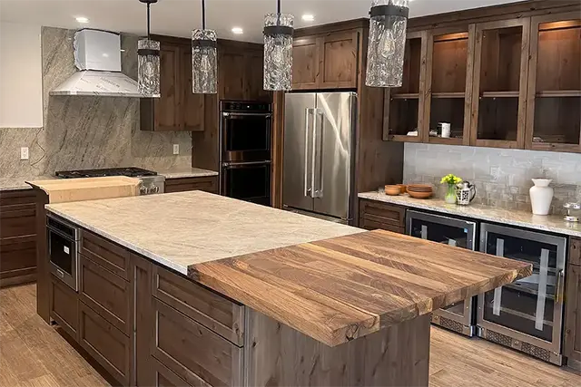 cabinetry refinishing inside Lake Tahoe home