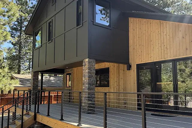 deck and house staining in Carson Valley