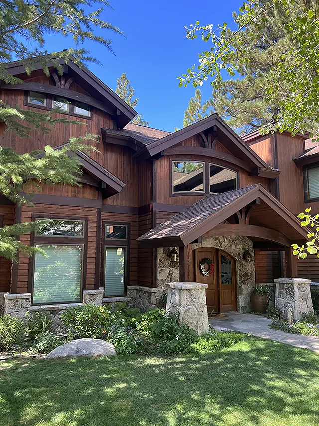 chateau truss constructed home