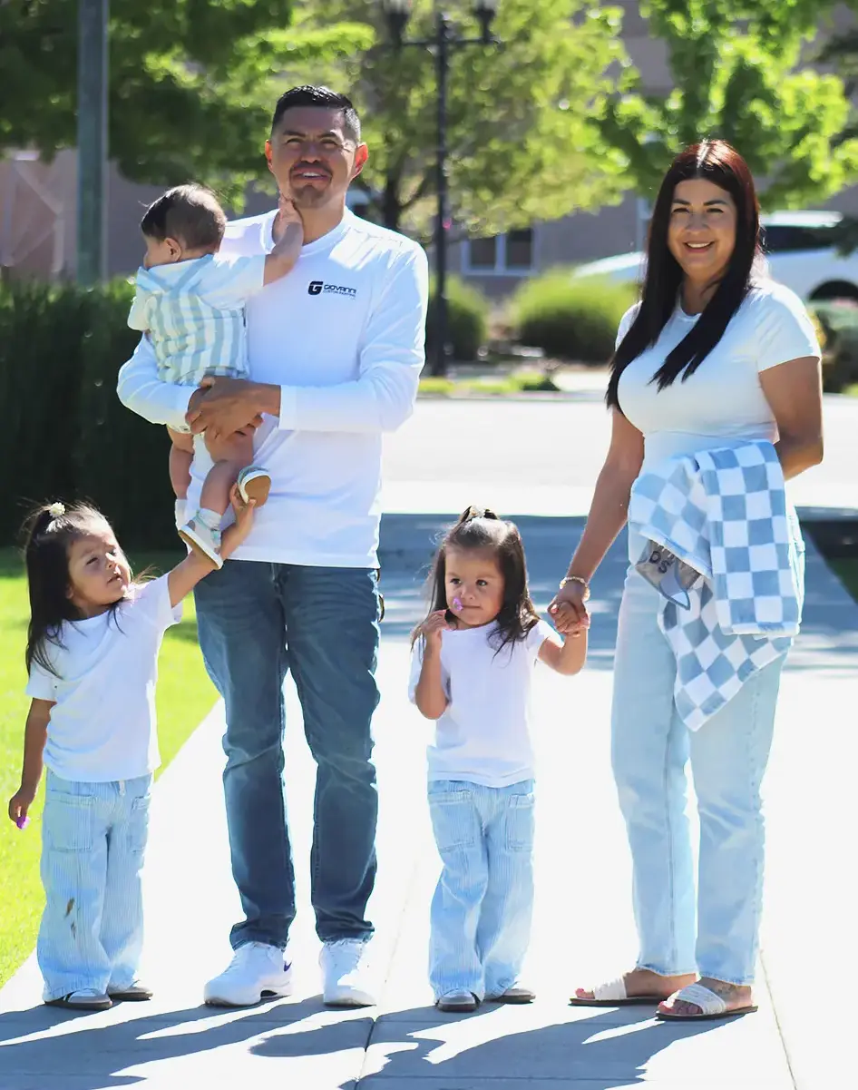 family photo in carson valley nevada
