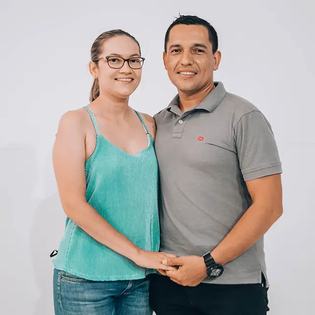 couple homeowners professional portrait